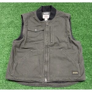 Duluth Trading Superior Fire Hose Insulated Vest Mens L Workwear Canvas